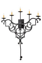  189167 - 36"W Fleur De Lys Wall Sconce