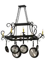  195226 - 50"L Caiden 6 LT Pot Rack