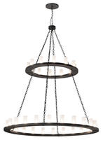  196183 - 72" Wide Loxley 36 LT Two Tier Chandelier