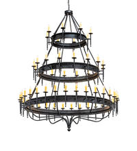  220303 - 96" Wide Marta 56 Light Three Tier Chandelier