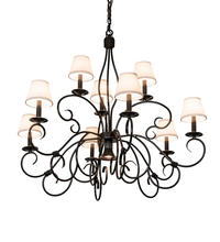  224138 - 40" Wide Grace 10 Light Two Tier Chandelier