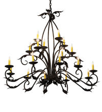  225931 - 56" Long Windsor 18 Light Oblong Chandelier