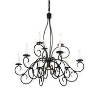  227102 - 36" Wide Grace 10 Light Two Tier Chandelier