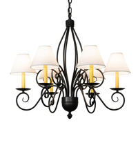  227499 - 32" Wide Squire 6 Light Chandelier