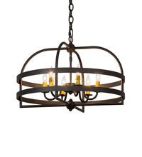  233402 - 22" Wide Aldari 6 Light Chandelier