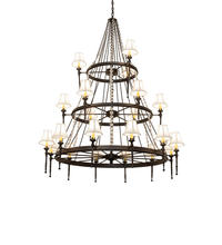  233662 - 56" Wide Amaury 21 Light Three Tier Chandelier