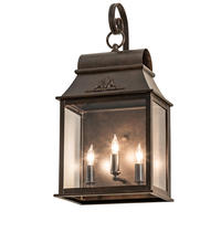  233843 - 10" Wide Bastille Lantern Wall Sconce