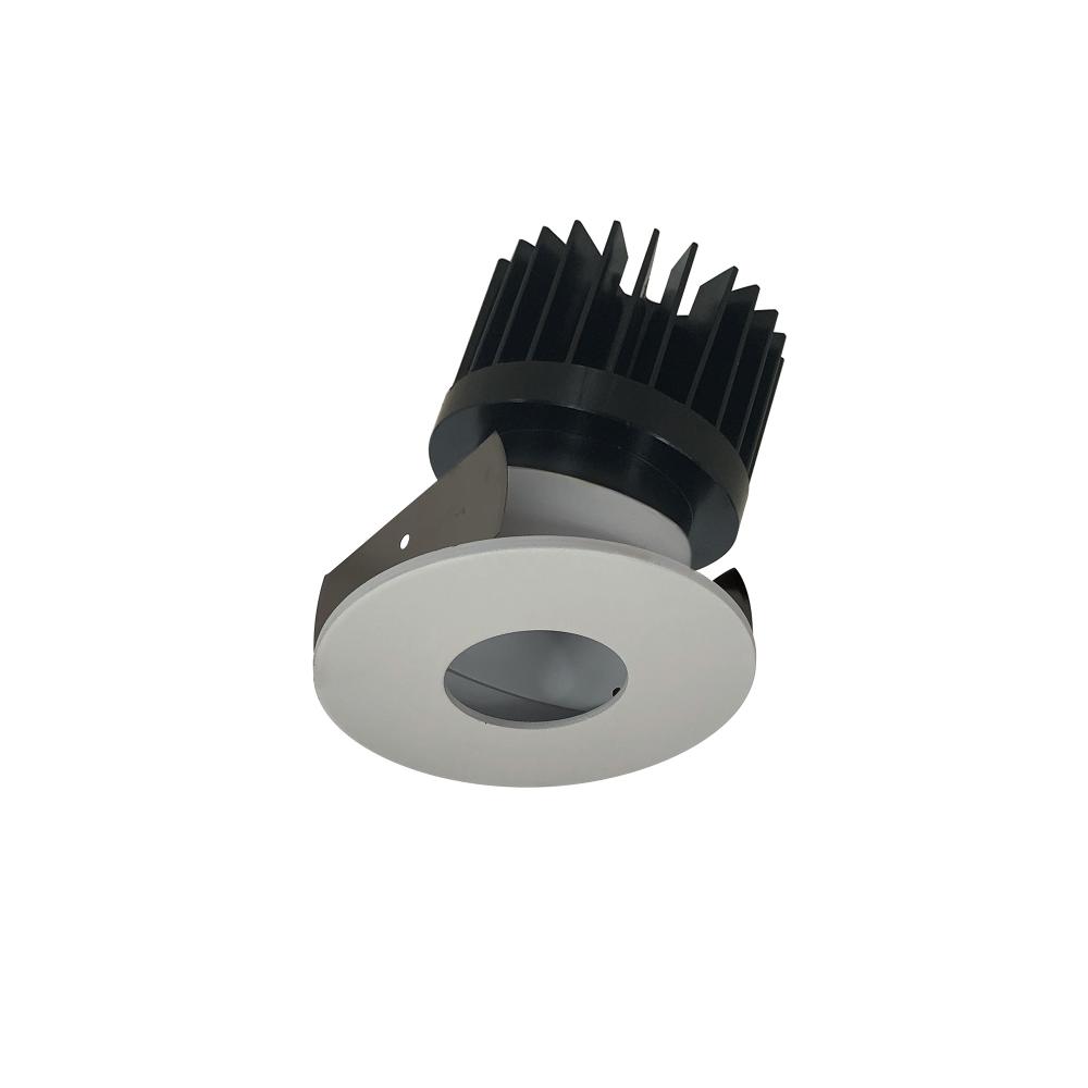 2" Iolite LED Round Adjustable Pinhole, 10-Degree Optic, 800lm / 12W, 4000K, White Pinhole /