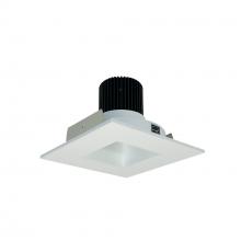  NIO-4SNDSQ40QMPW - 4" Iolite LED Square Reflector with Square Aperture, 10-Degree Optic, 800lm / 12W, 4000K, Matte