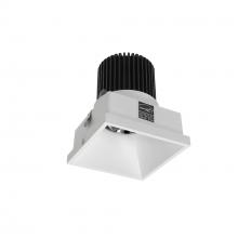  NIO-4STLNDC40QMPW - 4" Iolite LED Square Trimless Downlight, 10-Degree Optic, 800lm / 12W, 4000K, Matte Powder White