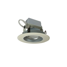  NLCBC-46930XHZWLE4EM - 4" Cobalt Adjustable LED Retrofit, 1000lm / 12W, 3000K, Haze Reflector / White Flange, 120V-277V