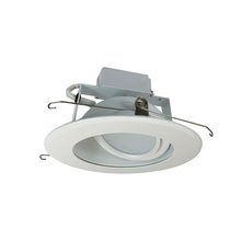  NLCBC-66930XMPWEM - 6" Cobalt Adjustable LED Retrofit, 1200lm / 14W, 3000K, Matte Powder White Reflector / Matte