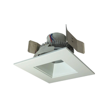  NLCBC2-55635MPW/10 - 5" Cobalt Click LED Retrofit, Square Reflector, 1000lm / 12W, 3500K, Matte Powder White