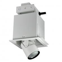  NMRTLGPD-11D2L2030FW - Pull-Down LED Trimless 1-Head MLS, 30W / 2100lm per Head, Flood, 3000K, White, 277V 0-10V Dimming