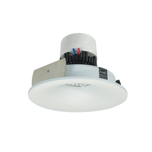  NPR-4RNB40XMPW - 4" Pearl LED Round Bullnose Retrofit, 1000lm / 12W, 4000K, Matte Powder White Finish