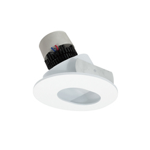  NPR-4RSL30XMPW - 4" Pearl LED Round Adjustable Slot Aperture Retrofit, 1000lm / 12W, 3000K, Matte Powder White