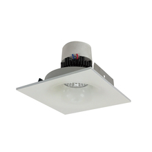  NPR-4SNB30XWW - 4" Pearl LED Square Bullnose Retrofit, 1000lm / 12W, 3000K, White Finish