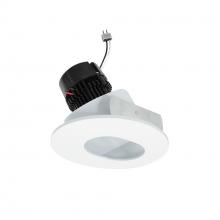  NPRLV-4RSL35XMPW - 4" Pearl Low Voltage LED Round Adjustable Slot Aperture Retrofit, 950lm / 11W, 3500K, Matte