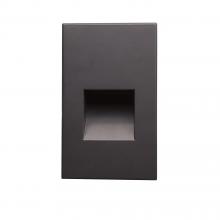 Nora NSW-730/30DBZ - Ari LED Step Light w/ Vertical Wall Wash Face Plate, 37lm / 2.5W, 3000K, Deep Bronze Finish