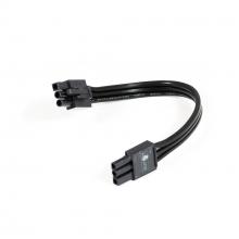  NUA-806B - 6" LEDUR Interconnect Cable, Black