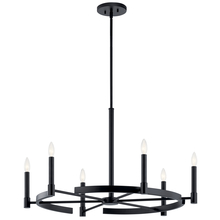  52427BK - Chandelier 6Lt