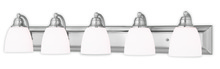  10505-91 - 5 Light Brushed Nickel Bath Light