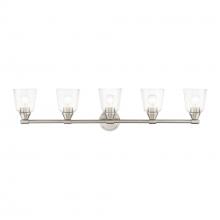  16785-91 - 5 Light Brushed Nickel Large Vanity Sconce