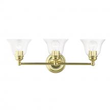  16943-02 - 3 Light Polished Brass Vanity Sconce