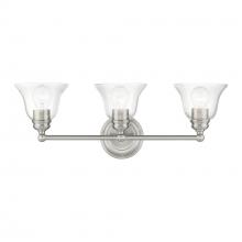  16943-91 - 3 Light Brushed Nickel Vanity Sconce