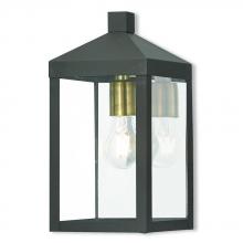  20582-07 - 1 Lt BZ Outdoor Wall Lantern