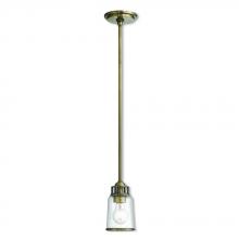  40021-01 - 1 Lt AB Mini Pendant