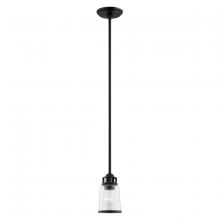  40021-04 - 1 Lt Black Mini Pendant