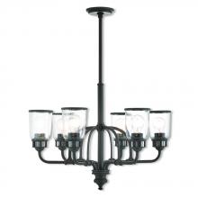  40026-07 - 6 Lt BZ Chandelier