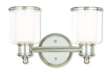  40212-35 - 2 Light Polished Nickel Bath Light