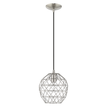  41326-91 - 1 Lt Brushed Nickel Mini Pendant