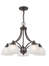  4225-92 - 5 Light EBZ Dinette Chandelier