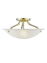  4273-02 - 3 Light Polished Brass Ceiling Mount