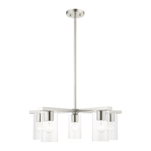  45475-91 - 5 Lt Brushed Nickel Chandelier