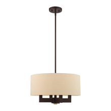  46164-07 - 4 Lt Bronze Chandelier