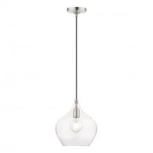  49093-91 - 1 Light Brushed Nickel Pendant