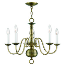  5005-01 - 5 Lt AB Chandelier