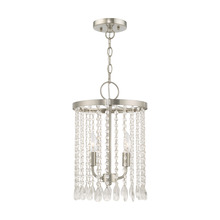  51063-91 - 2 Lt Brushed Nickel Mini Pendant