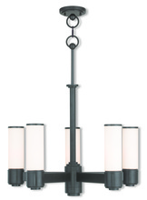  52105-92 - 5 Light English BZ Dinette Chandelier