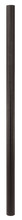  7708-07 - Bronze Outdoor Cast Aluminum Fluted Post