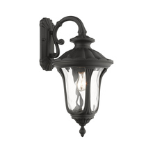  7853-14 - 1 Lt Textured Black Outdoor Wall Lantern