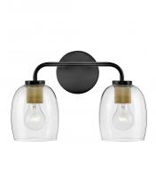  85012BK - Small Two Light Vanity