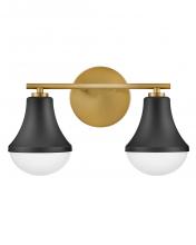  85512BK - Small Two Light Vanity