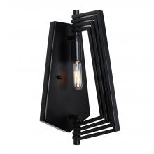  262W01BL - Gymnast 1-Lt Sconce - Black