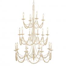 Varaluz 350C18CW - Brentwood 18-Lt 3-Tier Chandelier - Country White