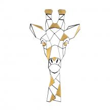 Varaluz 425WA80 - Geometric Animal Kingdom Giraffe Wall Art